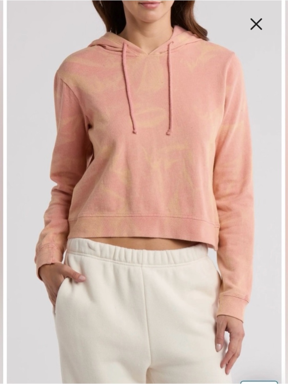 Threads 4 Thought Pink Tie-Dye Hooded Sweatshirt